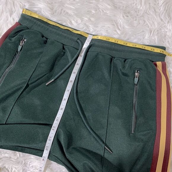 JARED LANG After Hours Side Stripe Joggers Drawstring Sweatpants Pockets men L - Picture 7 of 10